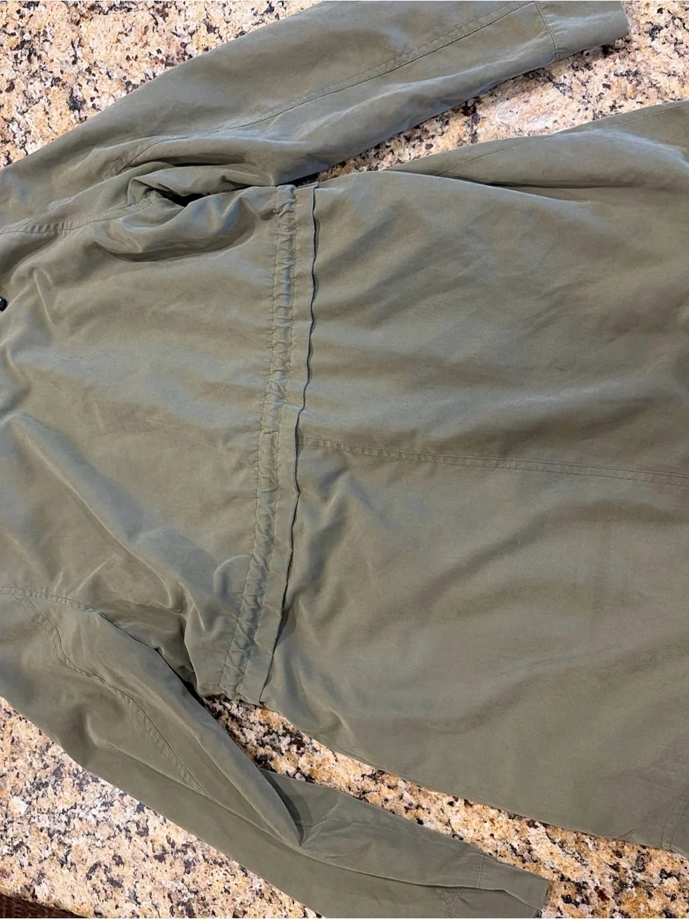 Old Navy Olive Green Hooded Drawstring Utility Jacket - Women's